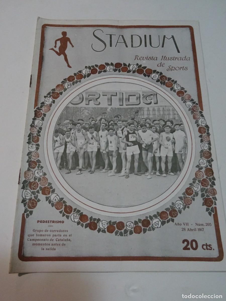 Coleccionismo deportivo: STADIUM A&Ntilde;O VII N.205 ABRIL 1917 AUTOMOVILISMO ELIZALDE CARROCER&Iacute;A - PE&Ntilde;A RHIN