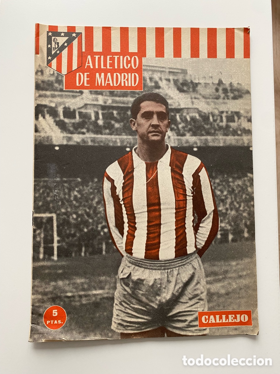 Sports collectibles: Atl&eacute;tico de Madrid. Revista Oficial. Diciembre 1961. N&ordm; 25. Peir&oacute;, Copa de Europa, Toros.