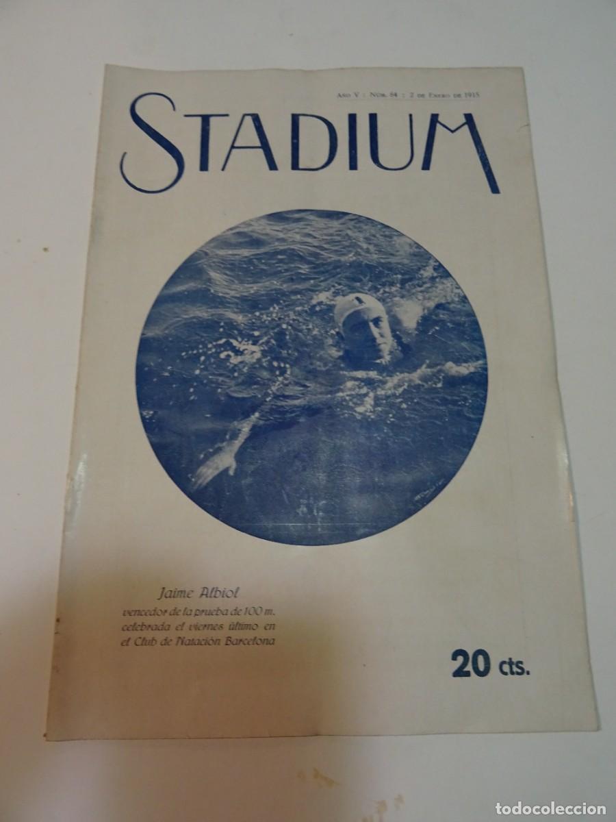 Coleccionismo deportivo: STADIUM A&Ntilde;O VI N.84 ENERO 1915 - PARTIDO INTERNACIONAL FC BARCELONA - PLUMSTEAD / GOLF PEDRALBES
