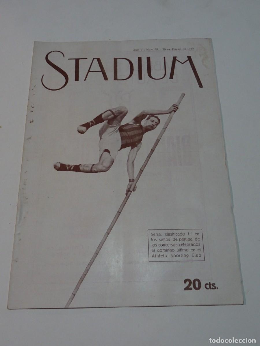 Coleccionismo deportivo: STADIUM A&Ntilde;O VI N.88 ENERO 1915 - F&Uacute;TBOL SELECCION CATALANA - MOTO CLUB DEPORTIVO