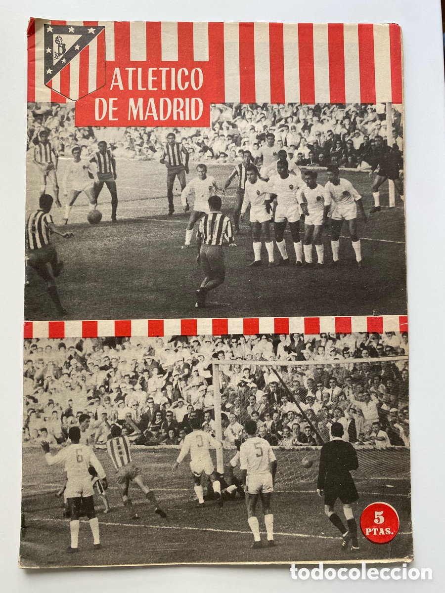 Collectionnisme sportif: Revista Bolet&iacute;n Atl&eacute;tico de Madrid - n&deg; 30 - Mayo 1962 - Final Recopa Fiorentina