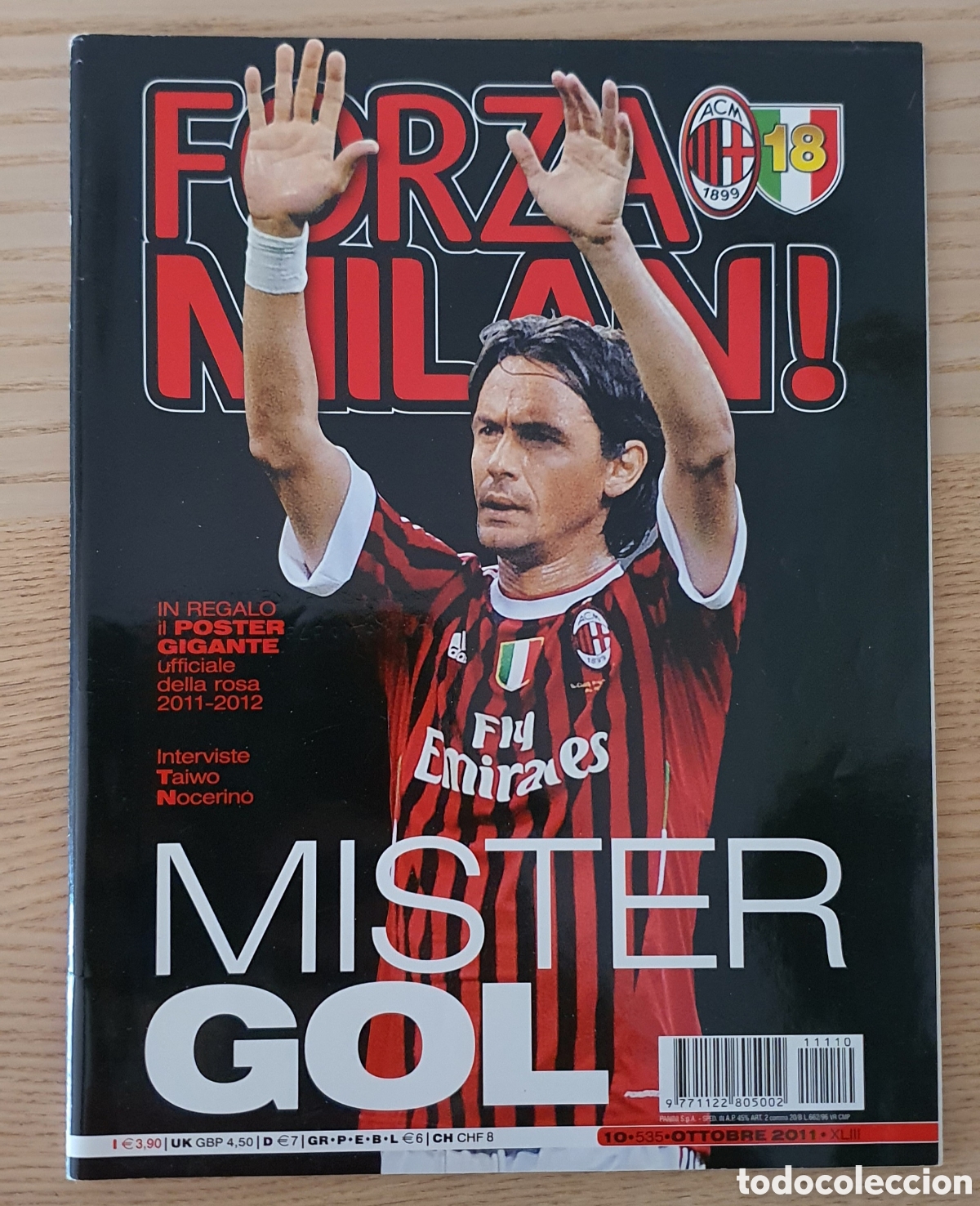 Sports collectibles: Forza Milan octubre 2011
