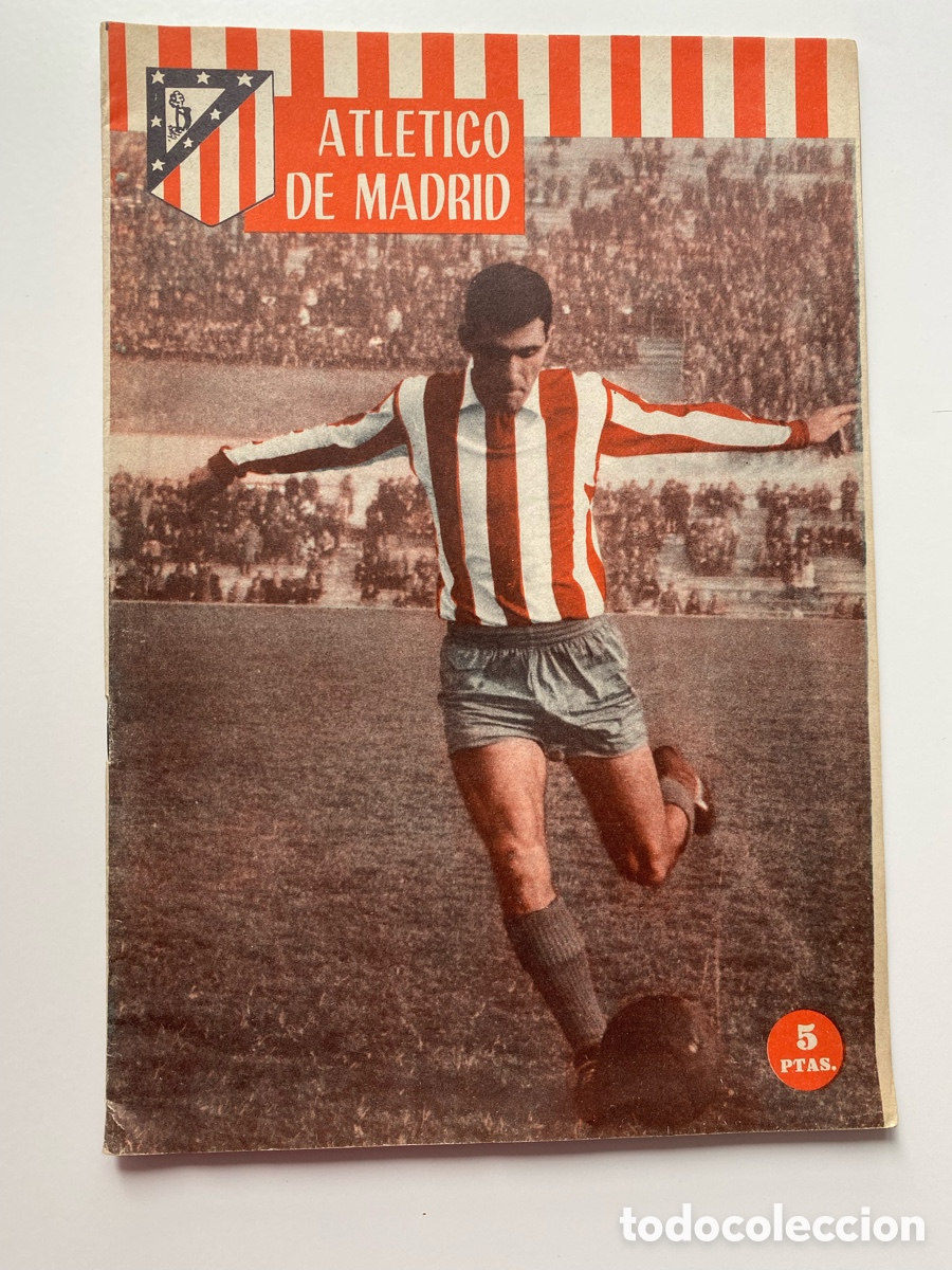 Sports collectibles: Revista Atl&eacute;tico de Madrid - N.&ordm; 39 - Febrero 1963 - Gasca / Tottenham / Botev Plovdiv
