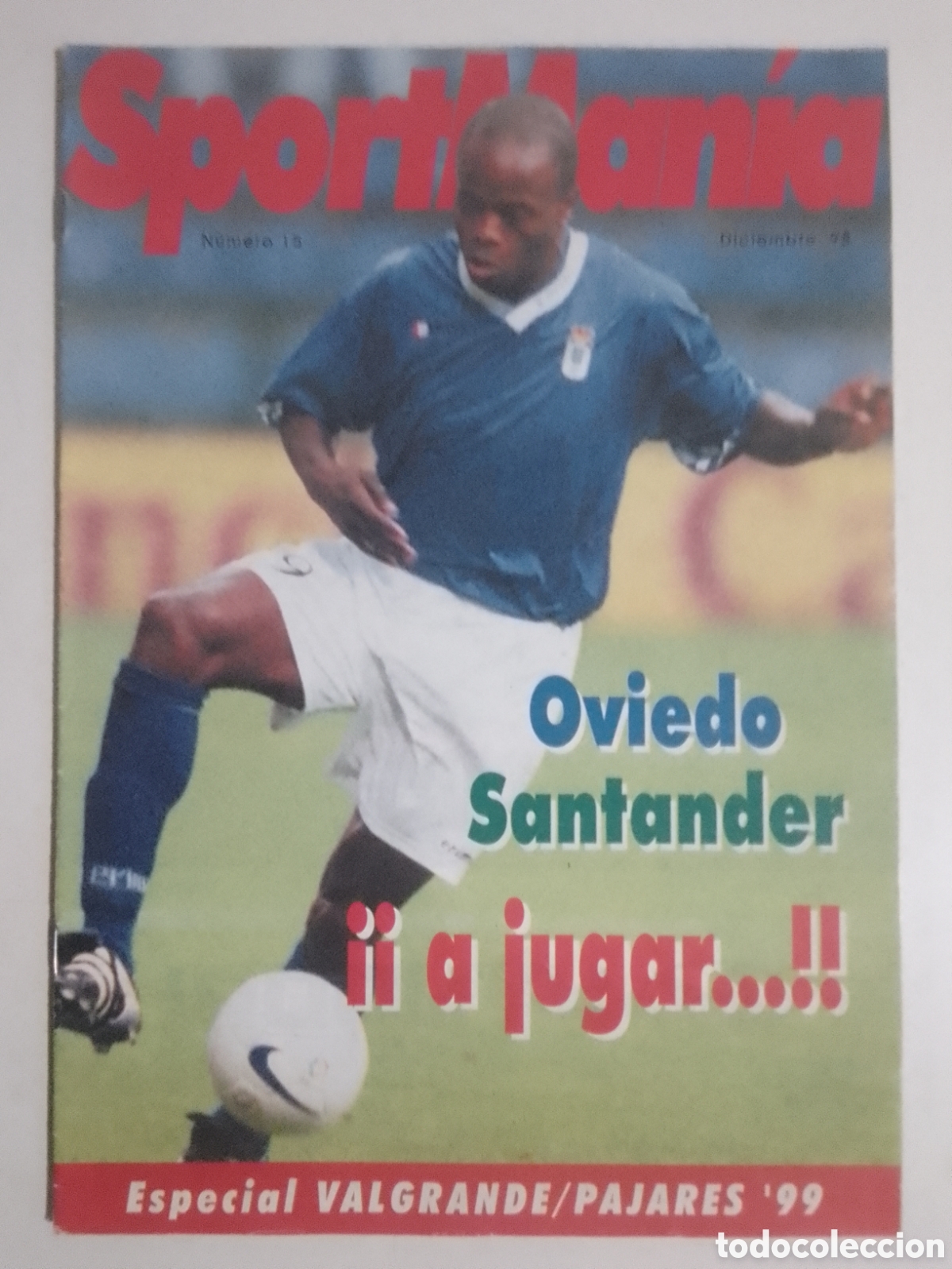 Coleccionismo deportivo: Revista SportMan&iacute;a n&deg; 15 Diciembre '98 Oviedo - Santander.