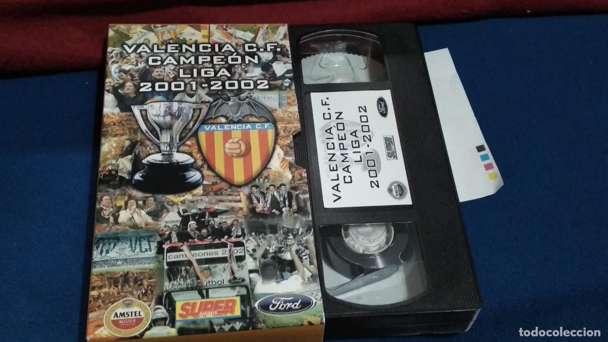 Collezionismo sportivo: VALENCIA C.F Valencia C.F. campeon de la liga 2001-2002 en video vhs