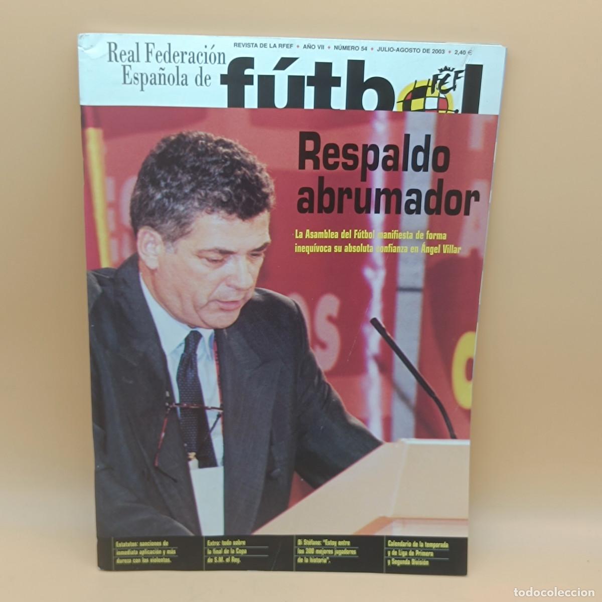 Sports collectibles: REVISTA REAL FEDERACION ESPA&Ntilde;OLA DE FUTBOLN&ordm;54. MYJ.