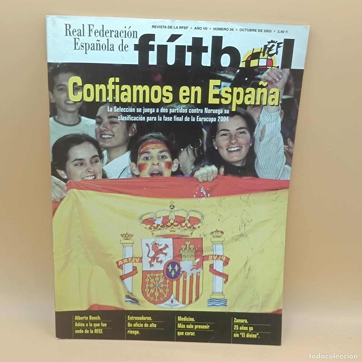 Sports collectibles: REVISTA REAL FEDERACION ESPA&Ntilde;OLA DE FUTBOLN&ordm;56. MYJ.