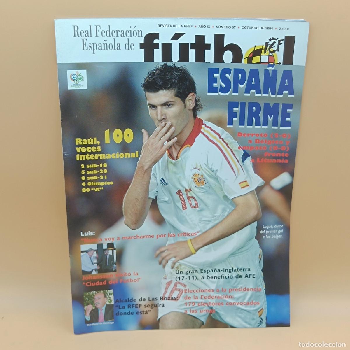 Collezionismo sportivo: REVISTA REAL FEDERACION ESPA&Ntilde;OLA DE FUTBOL N&ordm;67. MYJ.