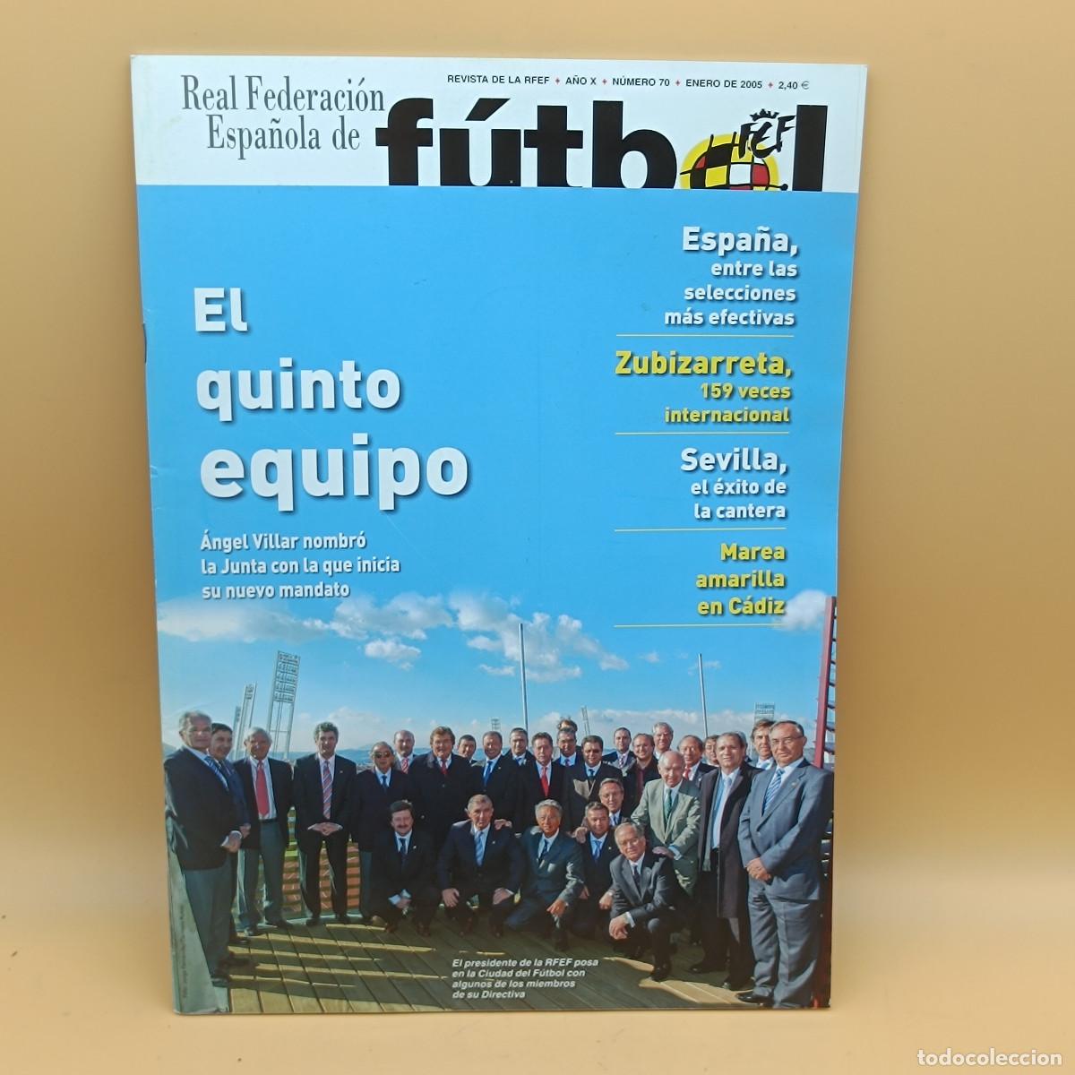 Collezionismo sportivo: REVISTA REAL FEDERACION ESPA&Ntilde;OLA DE FUTBOL N&ordm;70. MYJ.