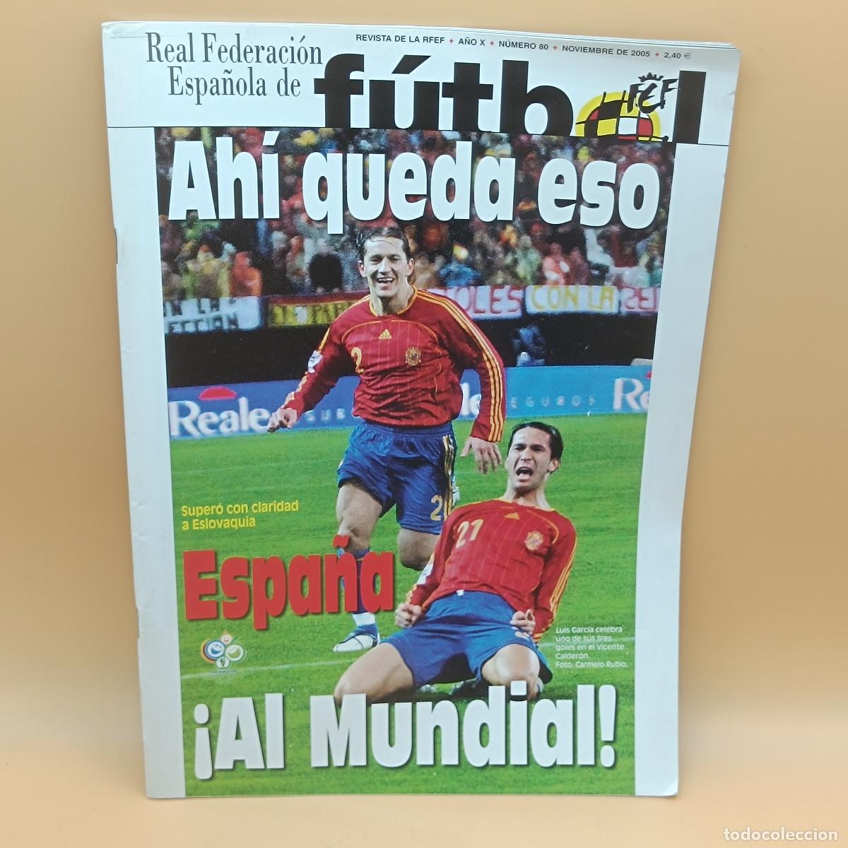 Collezionismo sportivo: REVISTA REAL FEDERACION ESPA&Ntilde;OLA DE FUTBOL N&ordm;80. MYJ.