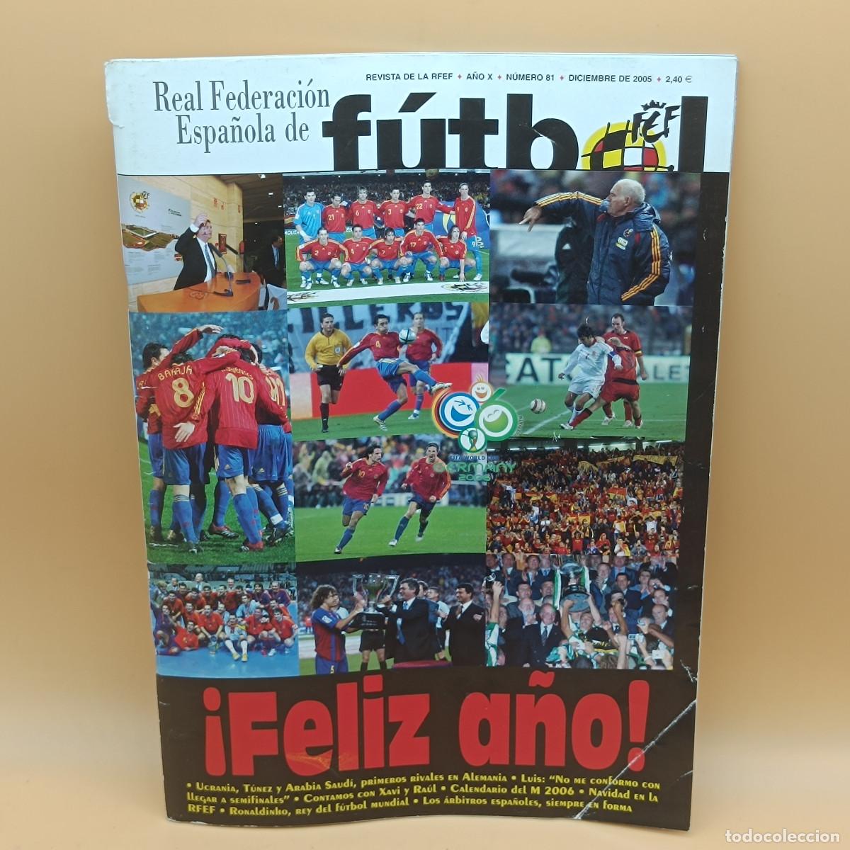 Collezionismo sportivo: REVISTA REAL FEDERACION ESPA&Ntilde;OLA DE FUTBOL N&ordm;81. MYJ.