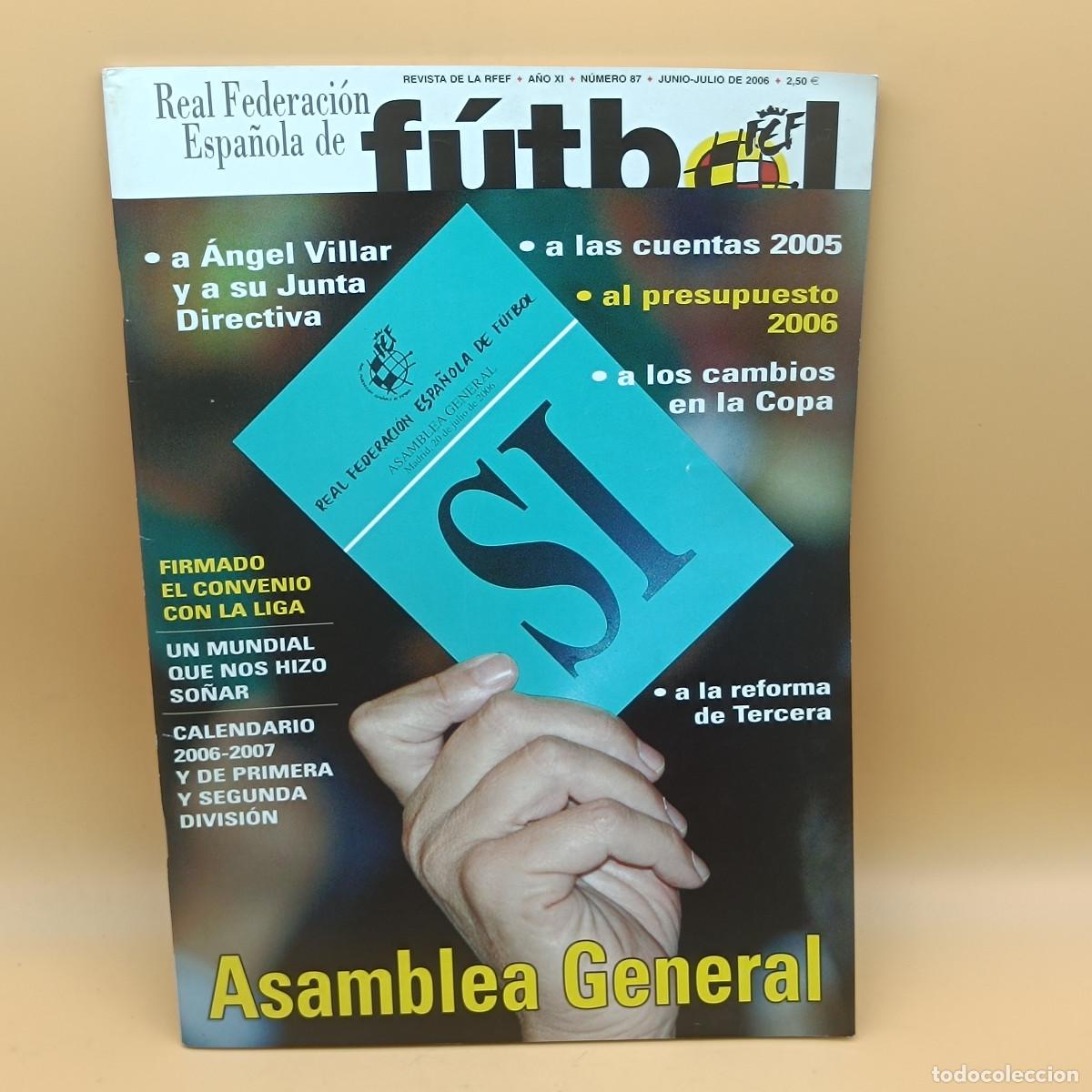 Sammelleidenschaft Sport: REVISTA REAL FEDERACION ESPA&Ntilde;OLA DE FUTBOL N&ordm;87. MYJ.