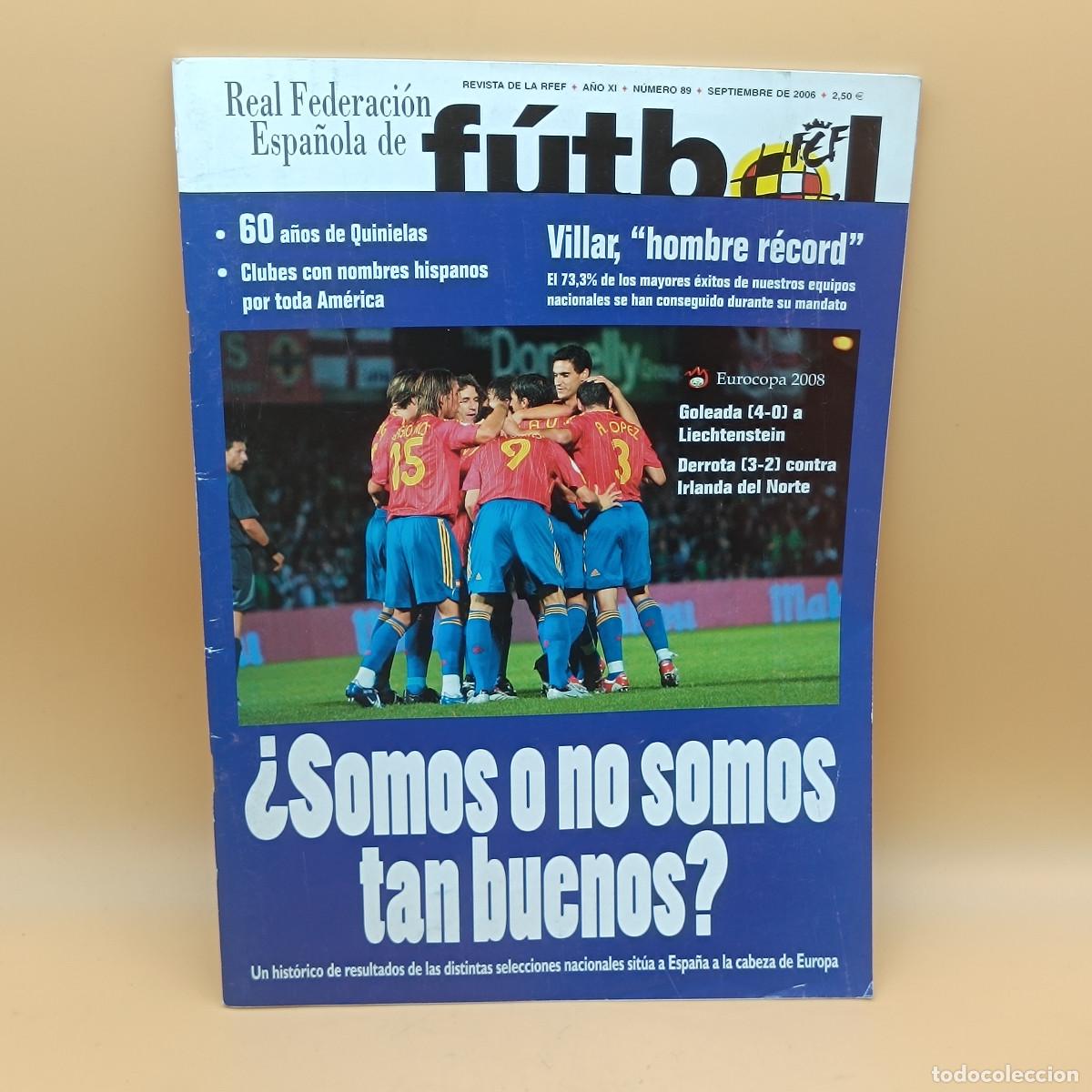 Sammelleidenschaft Sport: REVISTA REAL FEDERACION ESPA&Ntilde;OLA DE FUTBOL N&ordm;87. MYJ.