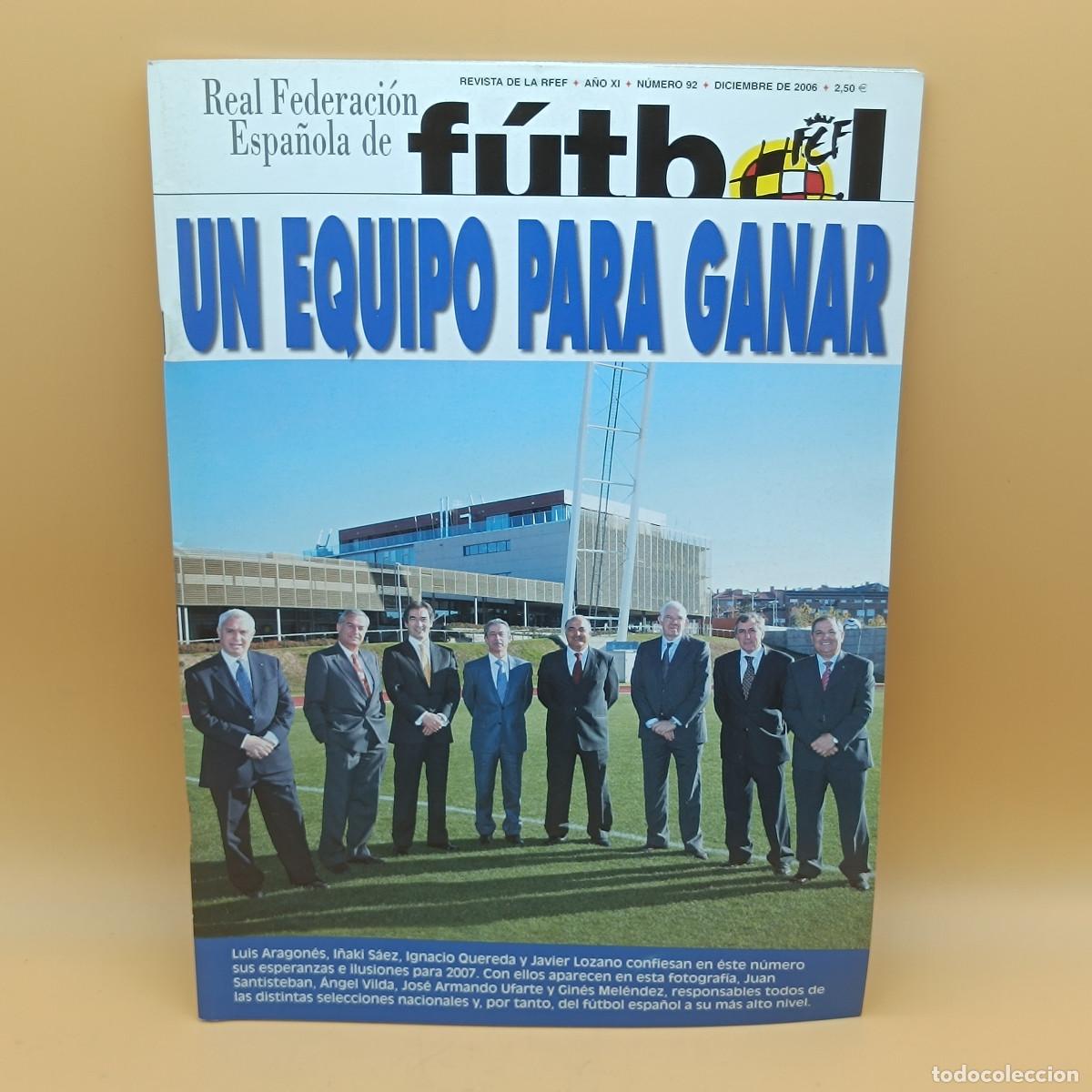 Collezionismo sportivo: REVISTA REAL FEDERACION ESPA&Ntilde;OLA DE FUTBOL N&ordm;92. MYJ.