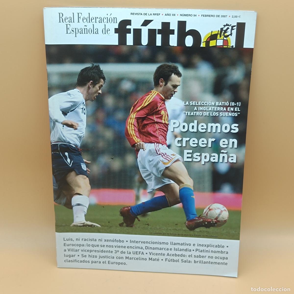 Collectionnisme sportif: REVISTA REAL FEDERACION ESPA&Ntilde;OLA DE FUTBOL N&ordm;94. MYJ.