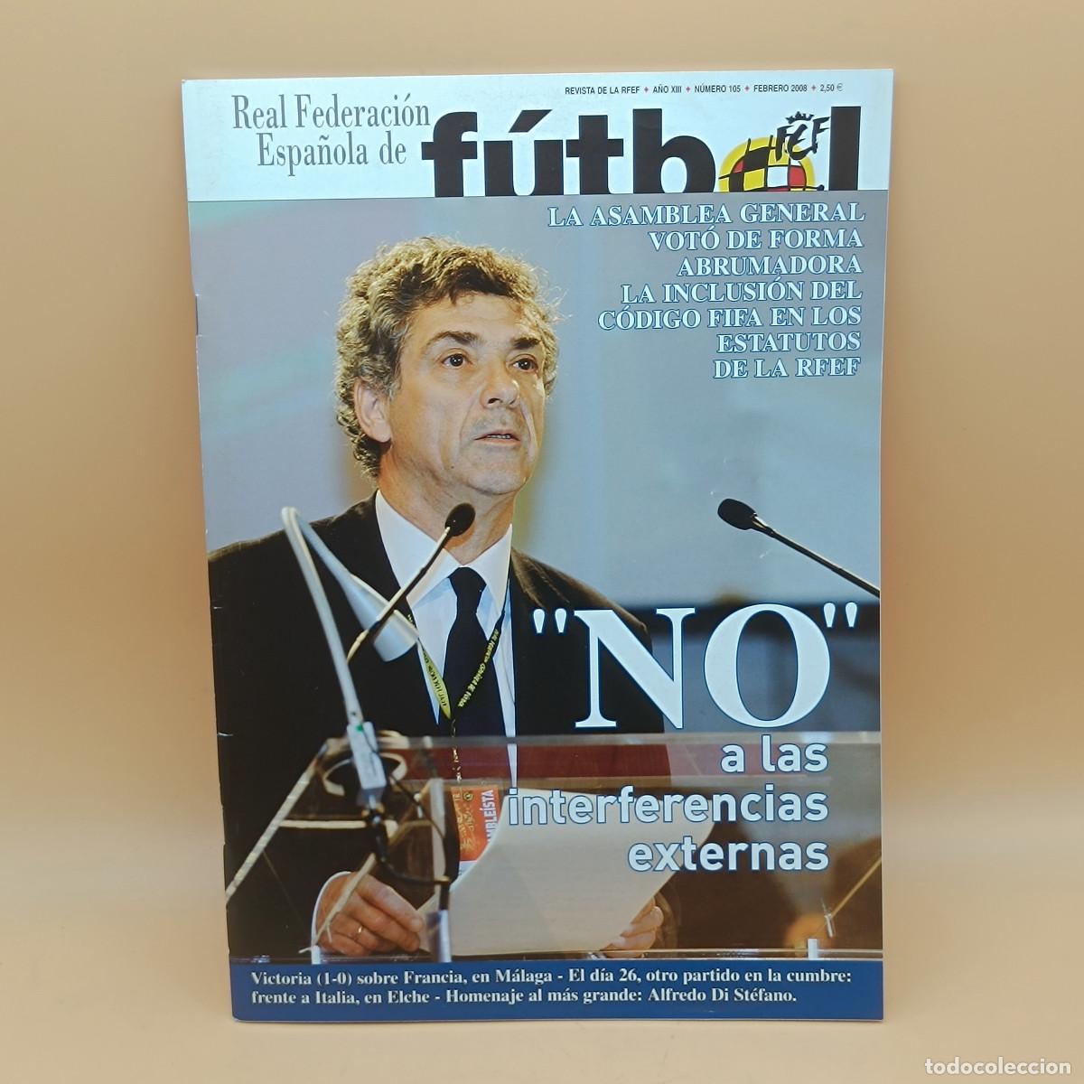 Coleccionismo deportivo: REVISTA REAL FEDERACION ESPA&Ntilde;OLA DE FUTBOL N&ordm;105. MYJ.