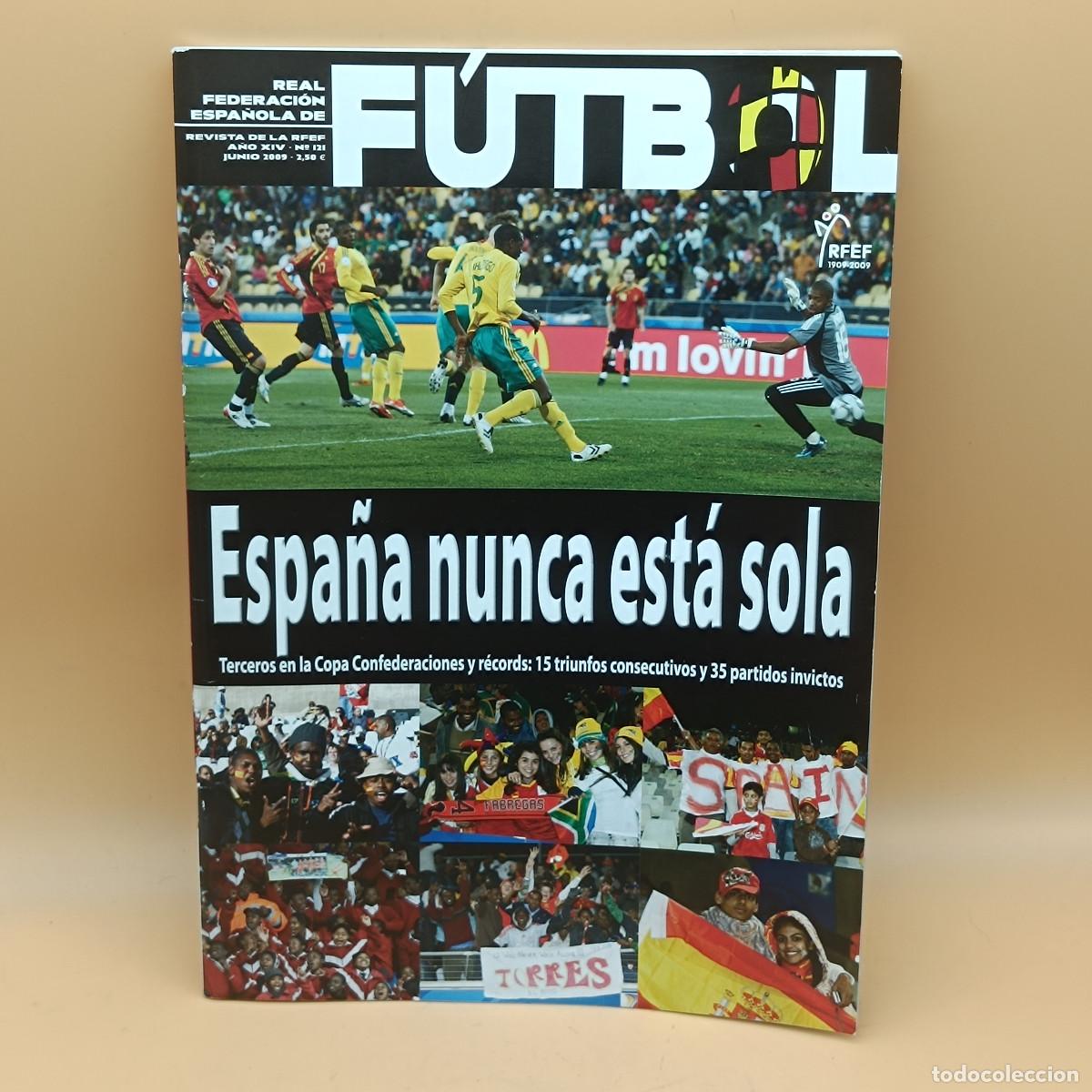 Coleccionismo deportivo: REVISTA REAL FEDERACION ESPA&Ntilde;OLA DE FUTBOL N&ordm;121. MYJ.