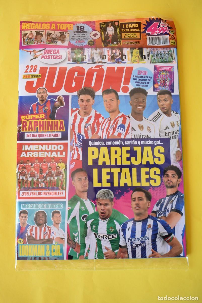 Collezionismo sportivo: Revista Jug&oacute;n. N. &ordm; 228. Sin cromos. Solo la revista. Posters