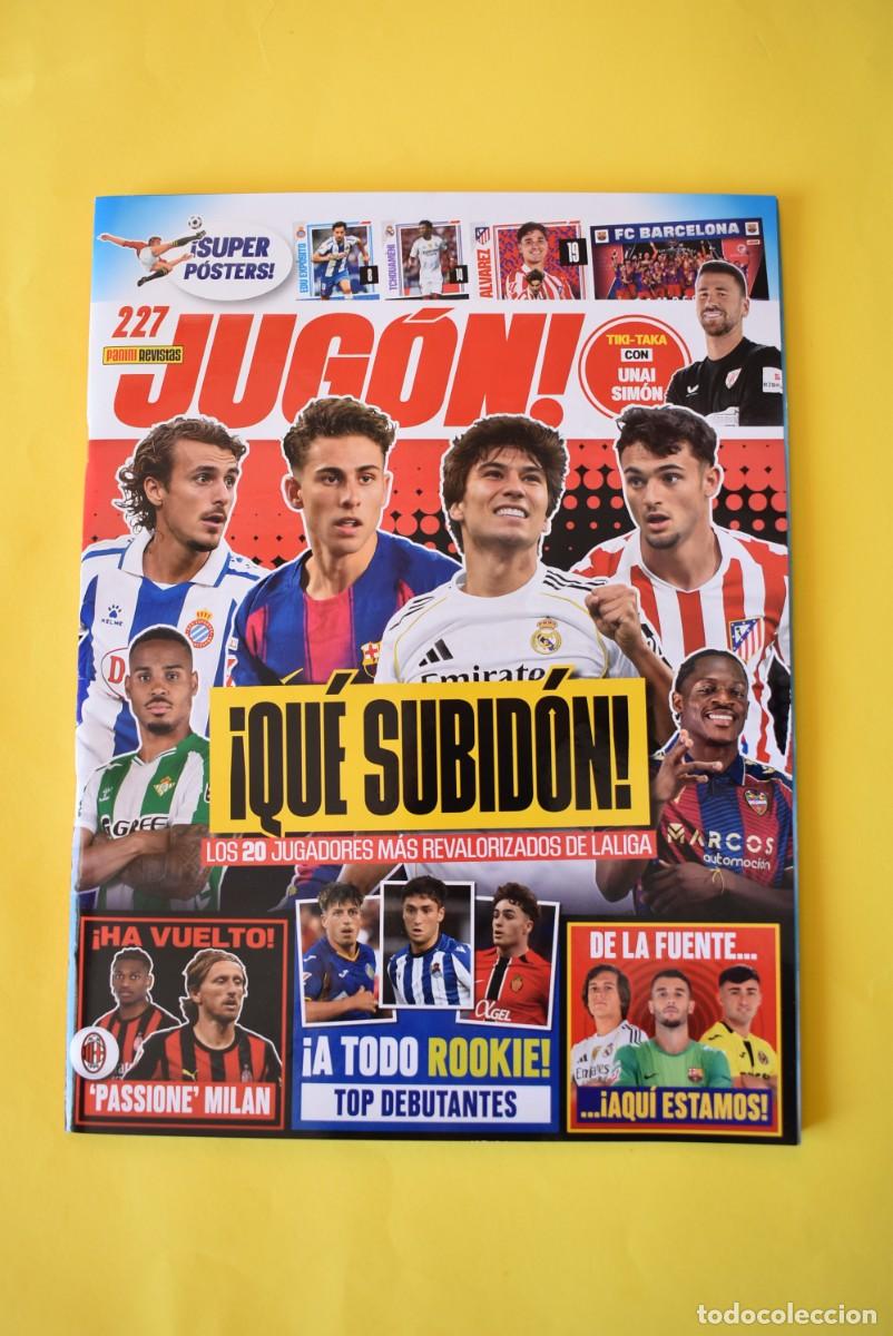 Collezionismo sportivo: Revista Jug&oacute;n. N. &ordm; 227. Sin cromos. Solo la revista. Posters