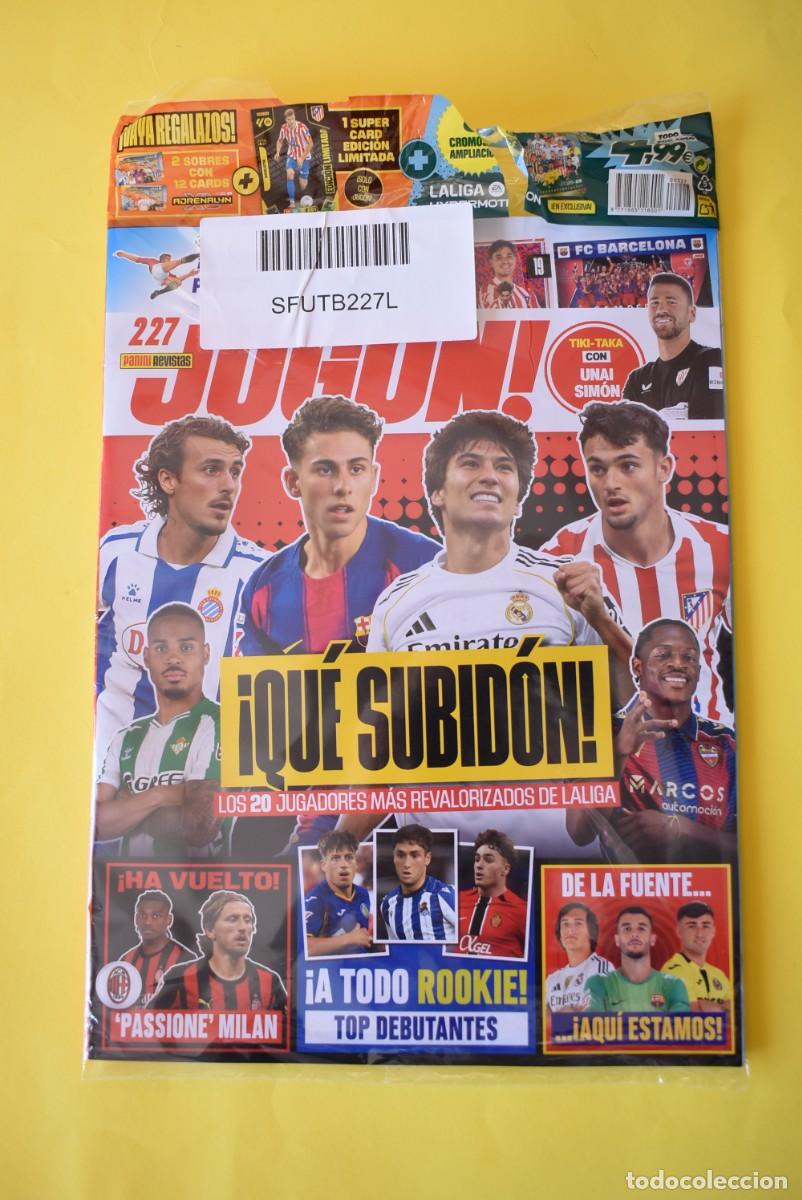 Collezionismo sportivo: Revista Jug&oacute;n. N. &ordm; 227. Sin cromos. Solo la revista. Posters