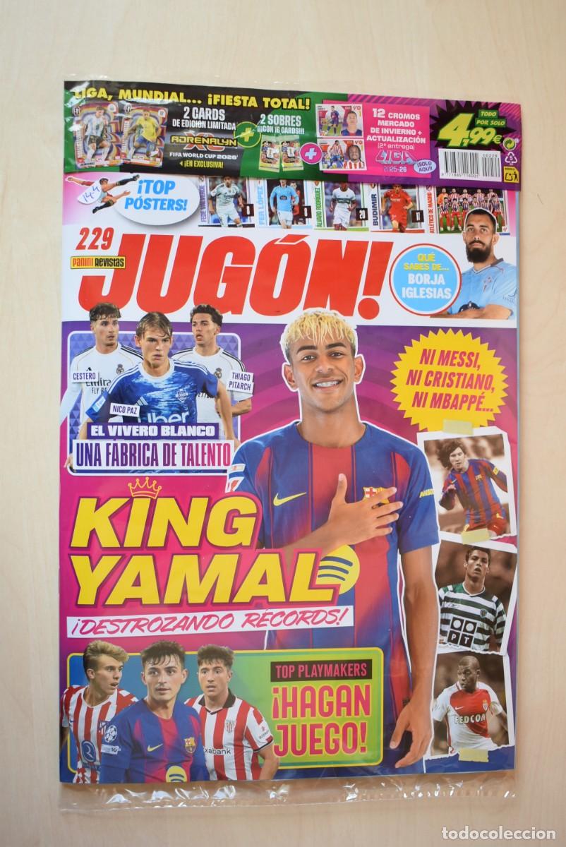 Sports collectibles: Revista Jug&oacute;n. N. &ordm; 229. Sin cromos. Solo la revista. Posters