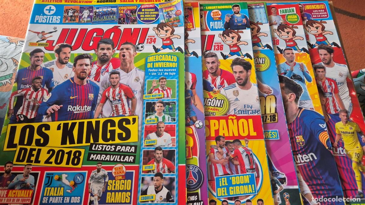 Sammelleidenschaft Sport: LOTE 6 REVISTAS JUGON N&ordm; 134, 135, 136, 137, 138, 139. SOLO REVISTA A&Ntilde;O 2017 CON LOS POSTERS
