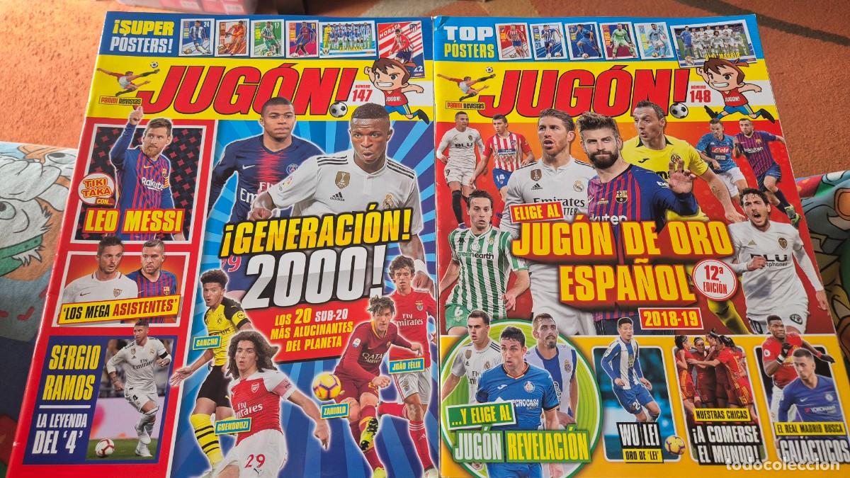 Collezionismo sportivo: LOTE 2 REVISTAS JUGON N&ordm; 147, 148. SOLO REVISTA A&Ntilde;O 2019 CON LOS POSTERS