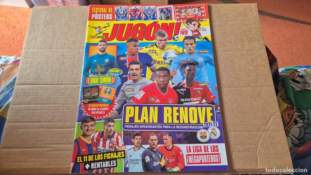Sports collectibles: REVISTA JUGON N&ordm; 169. SOLO REVISTA A&Ntilde;O 2021 CON LOS POSTERS