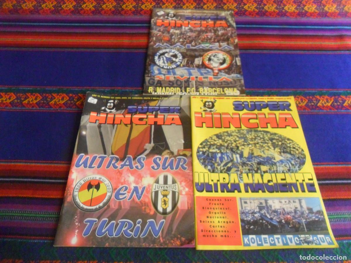 Coleccionismo deportivo: SUPER HINCHA N&ordm;S 28 32 97 137 138. 1996. ULTRAS, SUPPORTERS. BUEN ESTADO.