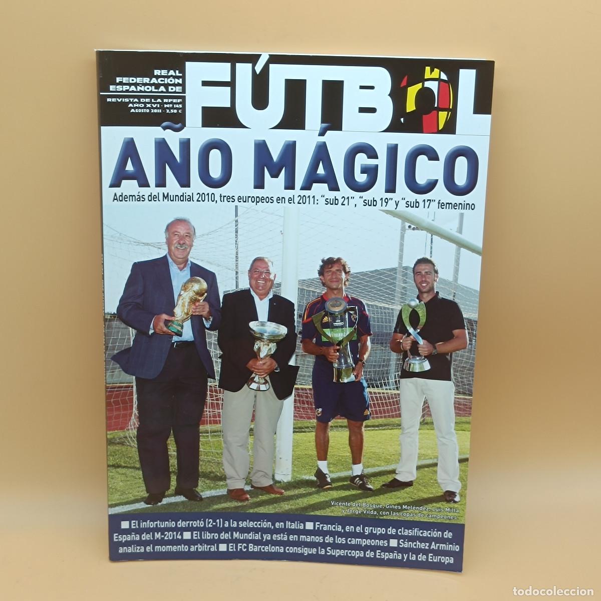 Coleccionismo deportivo: REVISTA REAL FEDERACION ESPA&Ntilde;OLA DE FUTBOL N&ordm;145. MYJ.