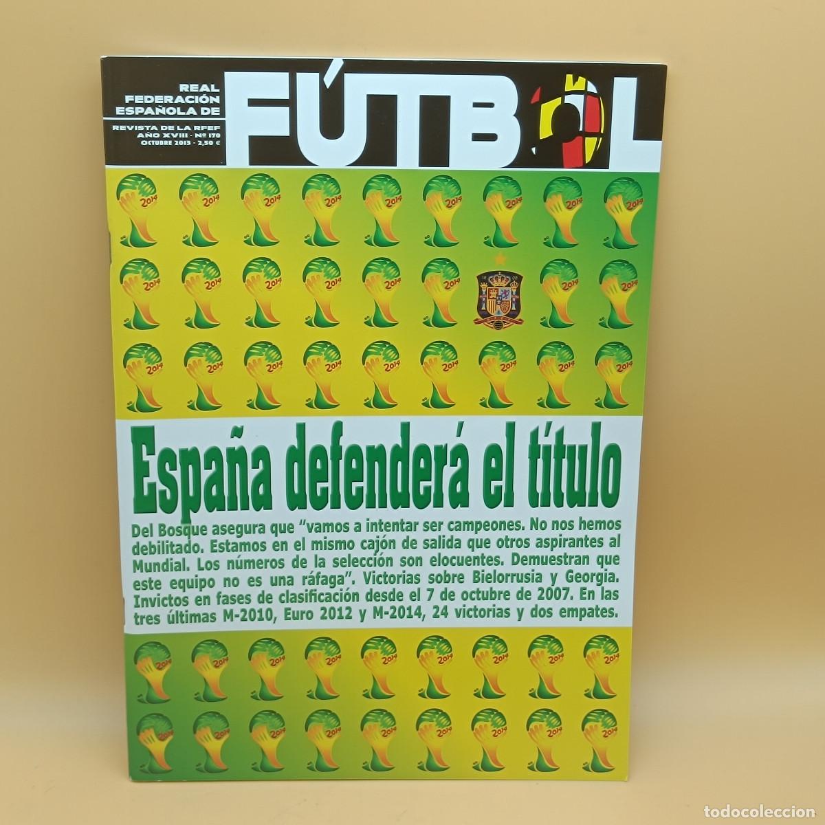 Sports collectibles: REVISTA REAL FEDERACION ESPA&Ntilde;OLA DE FUTBOL N&ordm;170. MYJ.