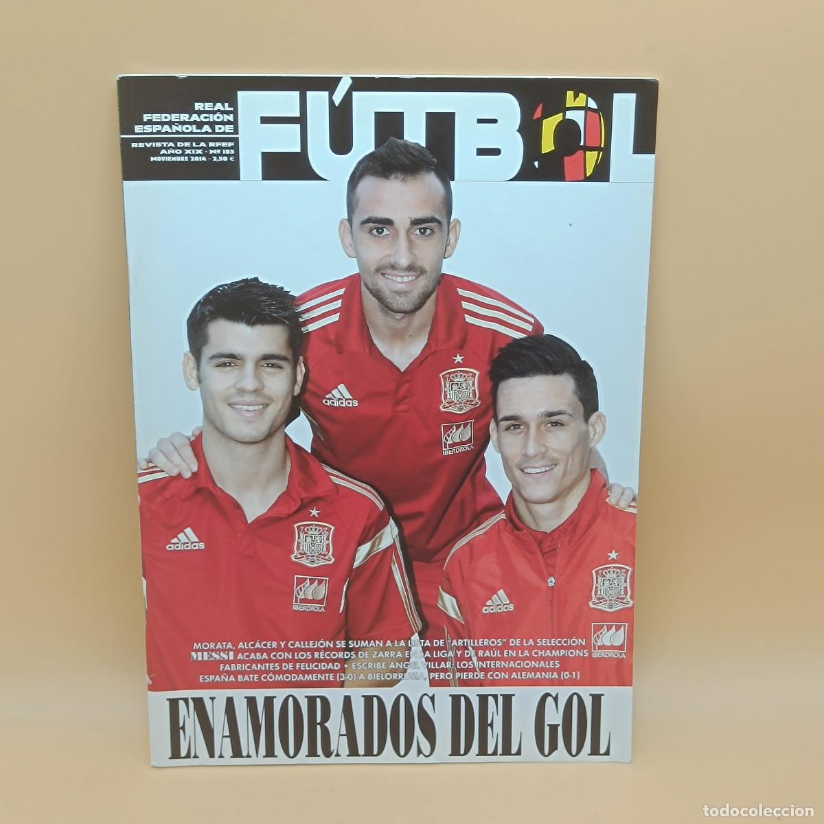 Collectionnisme sportif: REVISTA REAL FEDERACION ESPA&Ntilde;OLA DE FUTBOL N&ordm;183. MYJ.