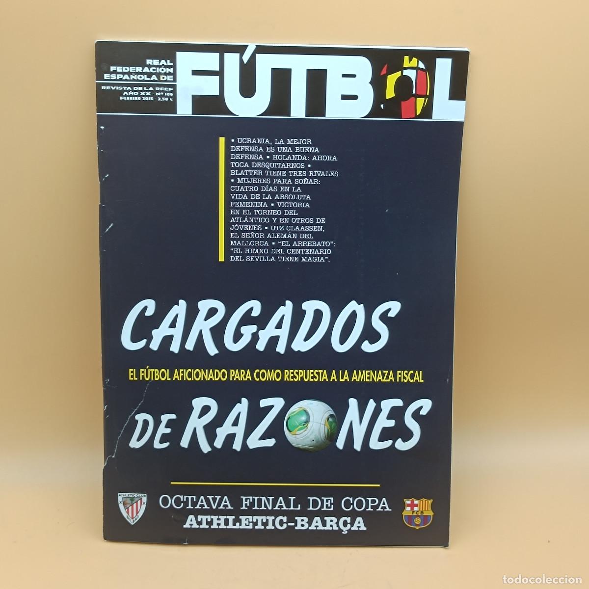 Coleccionismo deportivo: REVISTA REAL FEDERACION ESPA&Ntilde;OLA DE FUTBOL N&ordm;186. MYJ.
