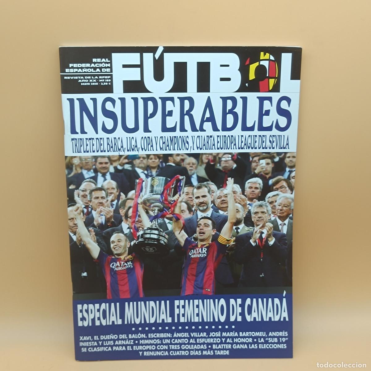 Coleccionismo deportivo: REVISTA REAL FEDERACION ESPA&Ntilde;OLA DE FUTBOL N&ordm;189. MYJ.