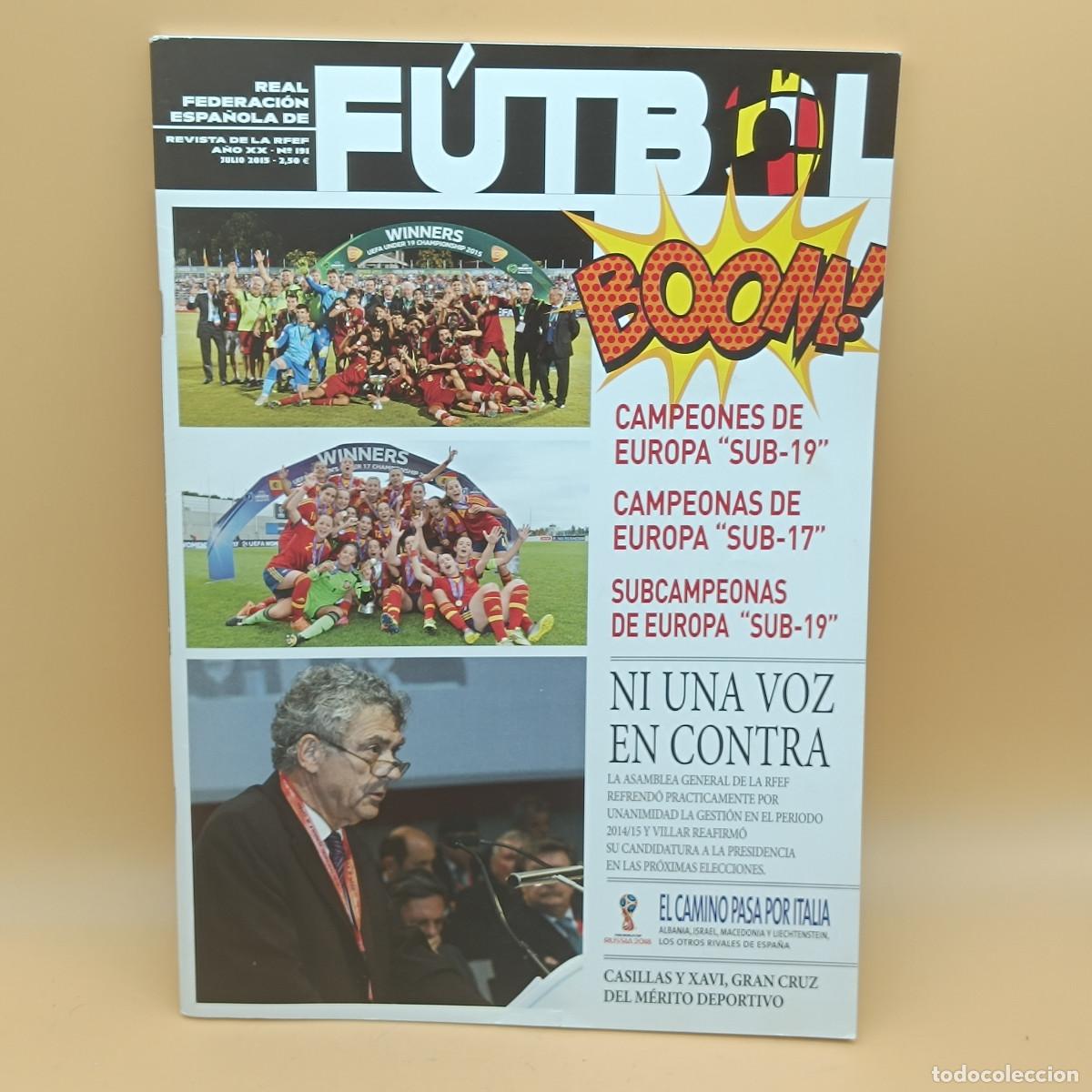 Collectionnisme sportif: REVISTA REAL FEDERACION ESPA&Ntilde;OLA DE FUTBOL N&ordm;191. MYJ.