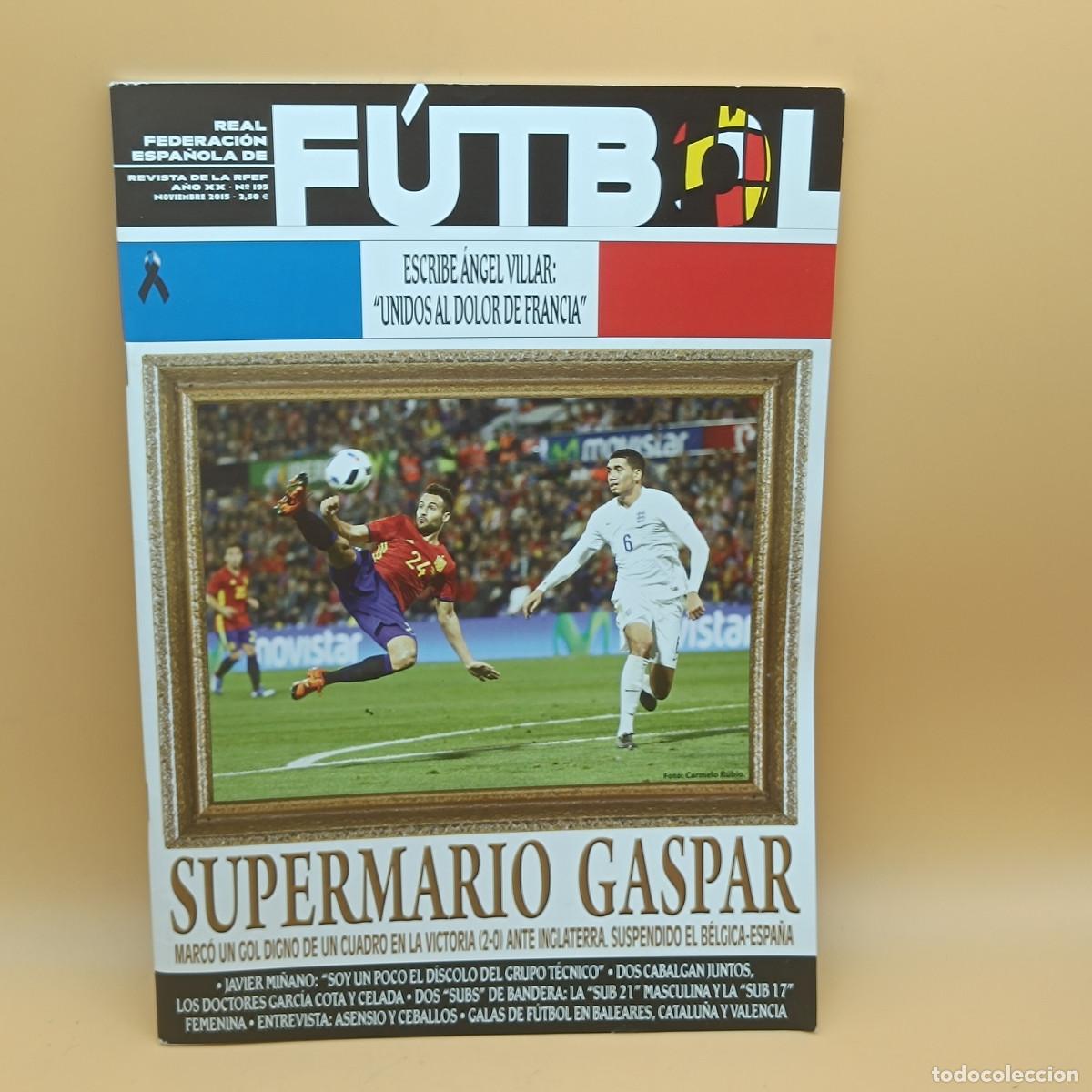 Coleccionismo deportivo: REVISTA REAL FEDERACION ESPA&Ntilde;OLA DE FUTBOL N&ordm;195. MYJ.