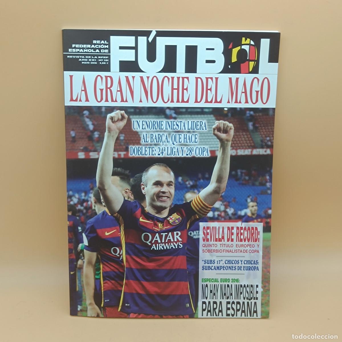 Sports collectibles: REVISTA REAL FEDERACION ESPA&Ntilde;OLA DE FUTBOL N&ordm;201. MYJ.