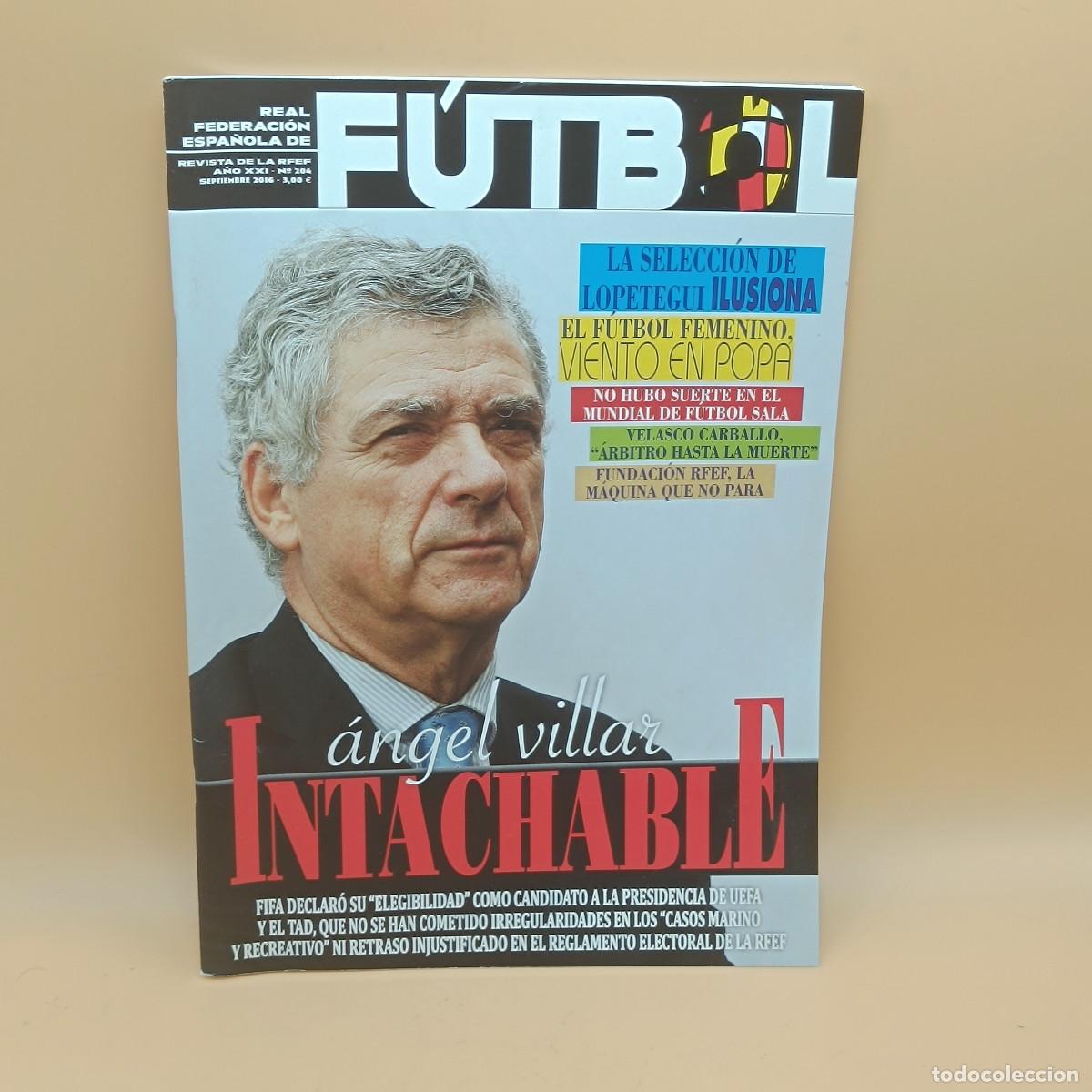 Sports collectibles: REVISTA REAL FEDERACION ESPA&Ntilde;OLA DE FUTBOL N&ordm;204. MYJ.