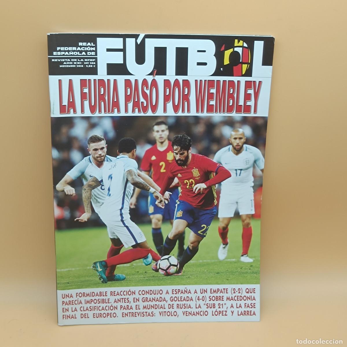 Sammelleidenschaft Sport: REVISTA REAL FEDERACION ESPA&Ntilde;OLA DE FUTBOL N&ordm;206. MYJ.