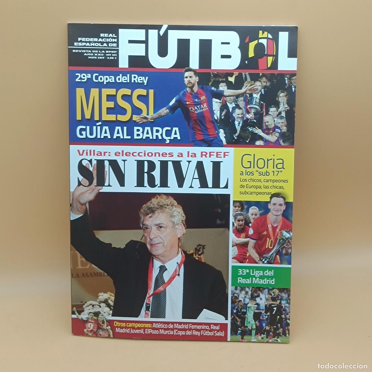 Sammelleidenschaft Sport: REVISTA REAL FEDERACION ESPA&Ntilde;OLA DE FUTBOL N&ordm;212. MYJ.