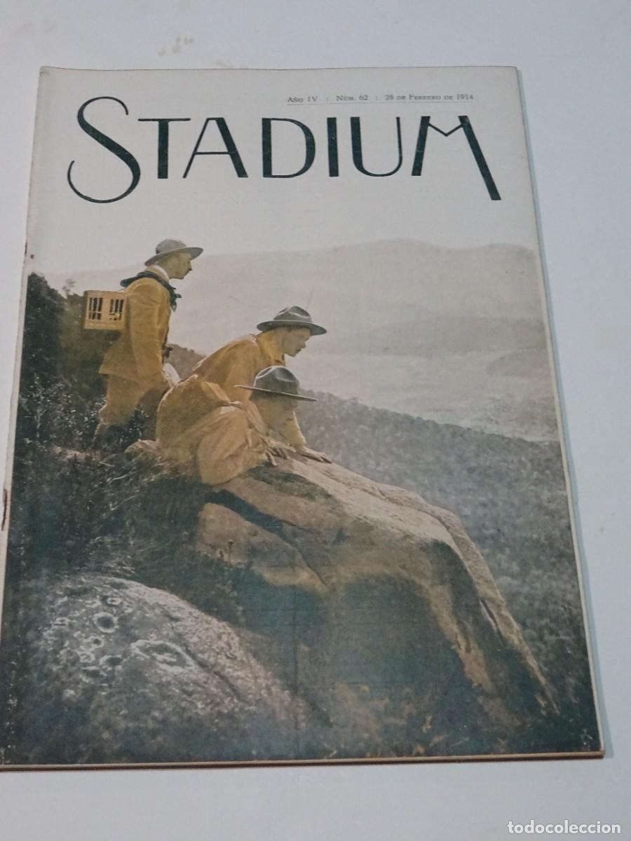 Coleccionismo deportivo: STADIUM A&Ntilde;O VII N.62 FEBRERO 1914 F&Uacute;TBOL STADE TOULOUSAIN - BARCELONA / EXPLORADORES EN MONTSENY