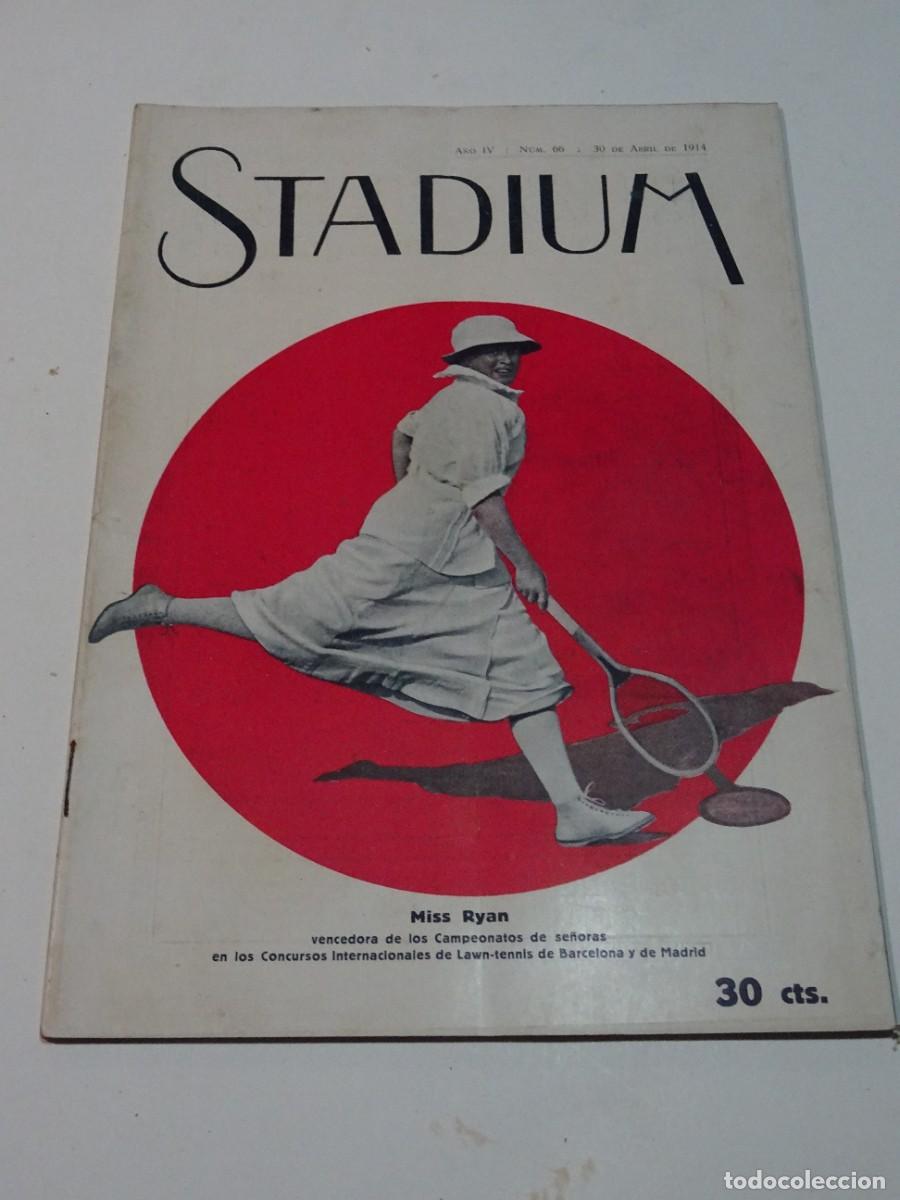 Coleccionismo deportivo: STADIUM A&Ntilde;O IV N.66 ABRIL 1914 ELIZALDE / EXPLORADORES ESPA&Ntilde;A / FUTBOL MIDDLESEX WANDERES - BARCELO
