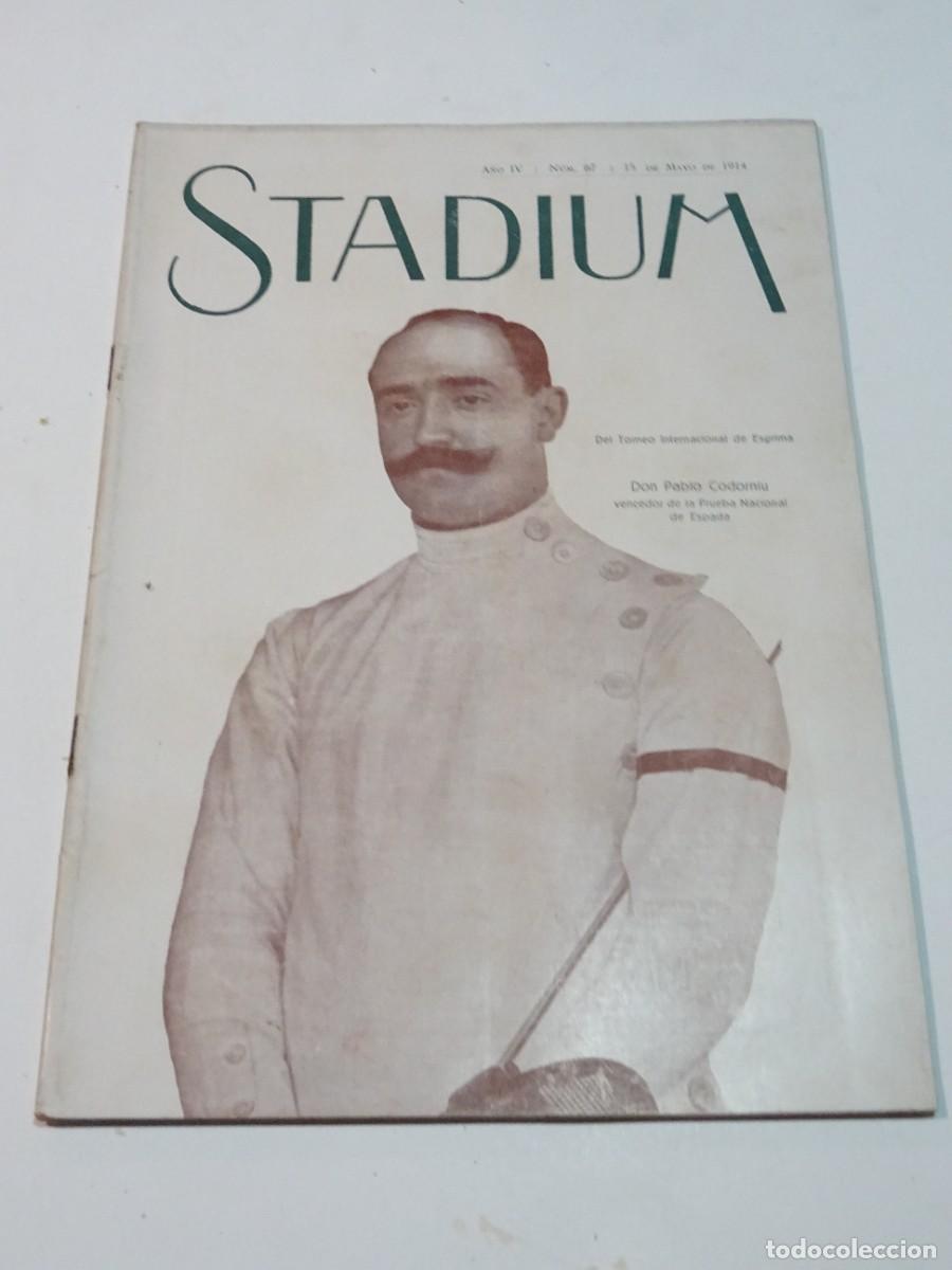 Coleccionismo deportivo: STADIUM A&Ntilde;O IV N.67 MAYO 1914 EXPLORADORES MADRILE&Ntilde;OS / FUTBOL ATH&Ntilde;ETIC DE BILBAO CAMPE&Oacute;N