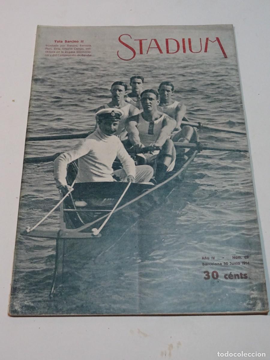 Coleccionismo deportivo: STADIUM A&Ntilde;O IV N.69 JUNIO 1914 FUTBOL NOTTS COUNTRY - FC BARCELONA / STUTTGART KICKERS - BARCELONA