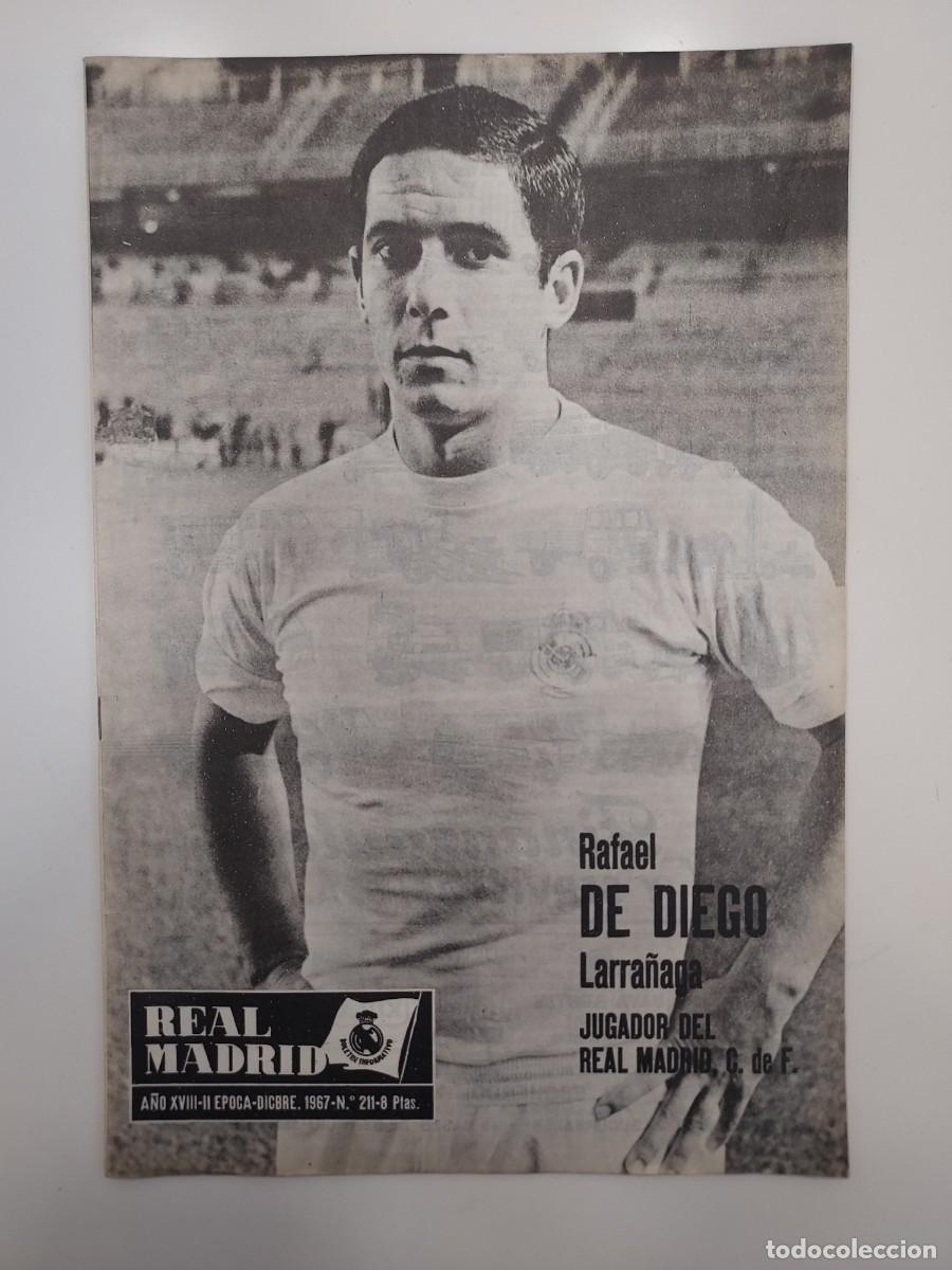 Sammelleidenschaft Sport: REVISTA REAL MADRID 1967 211. DE DIEGO. PARTIDOS ATLETICO MADRID SABADELL CORDOBA. EUROPA HVIDOVRE
