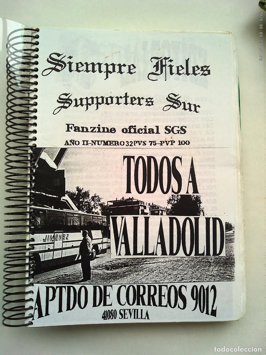 Sports collectibles: ULTRAS DEL REAL BETIS BALOMPI&Eacute; : LOTE DE 21 BOLETINES &uml; SIEMPRE FIELES &uml;DE SUPPORTERS SUR, A&Ntilde;OS 90