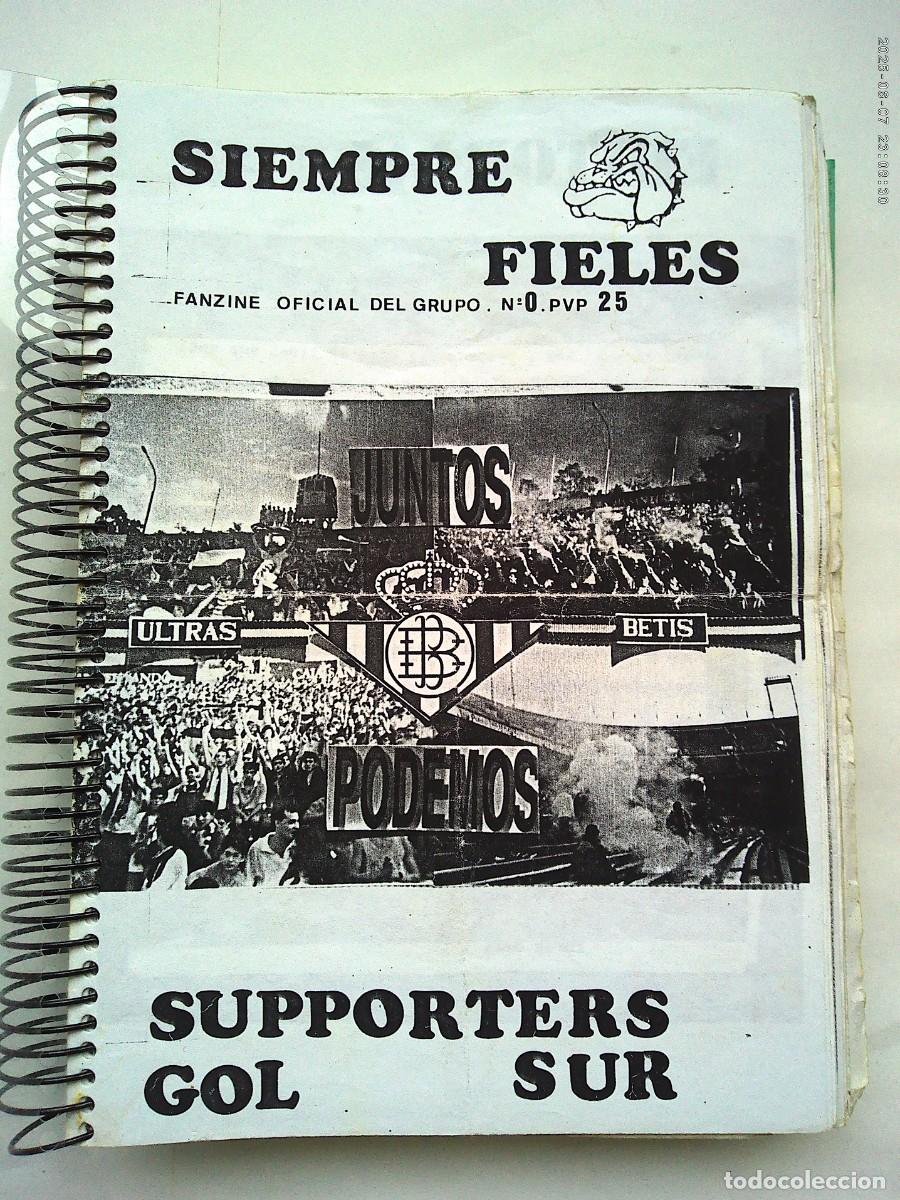 Coleccionismo deportivo: ULTRAS DEL REAL BETIS BALOMPI&Eacute; : LOTE DE 30 BOLETINES &uml; SIEMPRE FIELES &uml;DE SUPPORTERS SUR, A&Ntilde;OS 90.