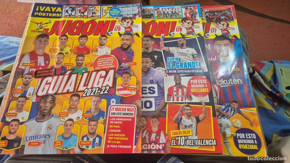 Collezionismo sportivo: LOTE DE 3 REVISTAS JUGON N&ordm; 175, 176, 177. SOLO REVISTA CON LOS POSTERS