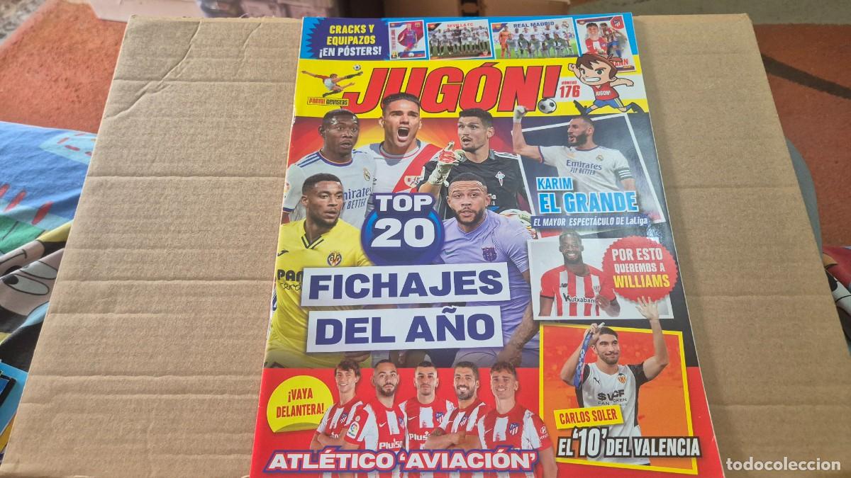 Collezionismo sportivo: LOTE REVISTA JUGON N&ordm; 176. SOLO REVISTA CON LOS POSTERS