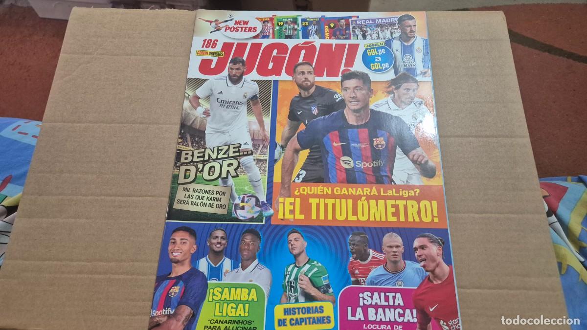 Collezionismo sportivo: LOTE REVISTA JUGON N&ordm; 186. SOLO REVISTA CON LOS POSTERS
